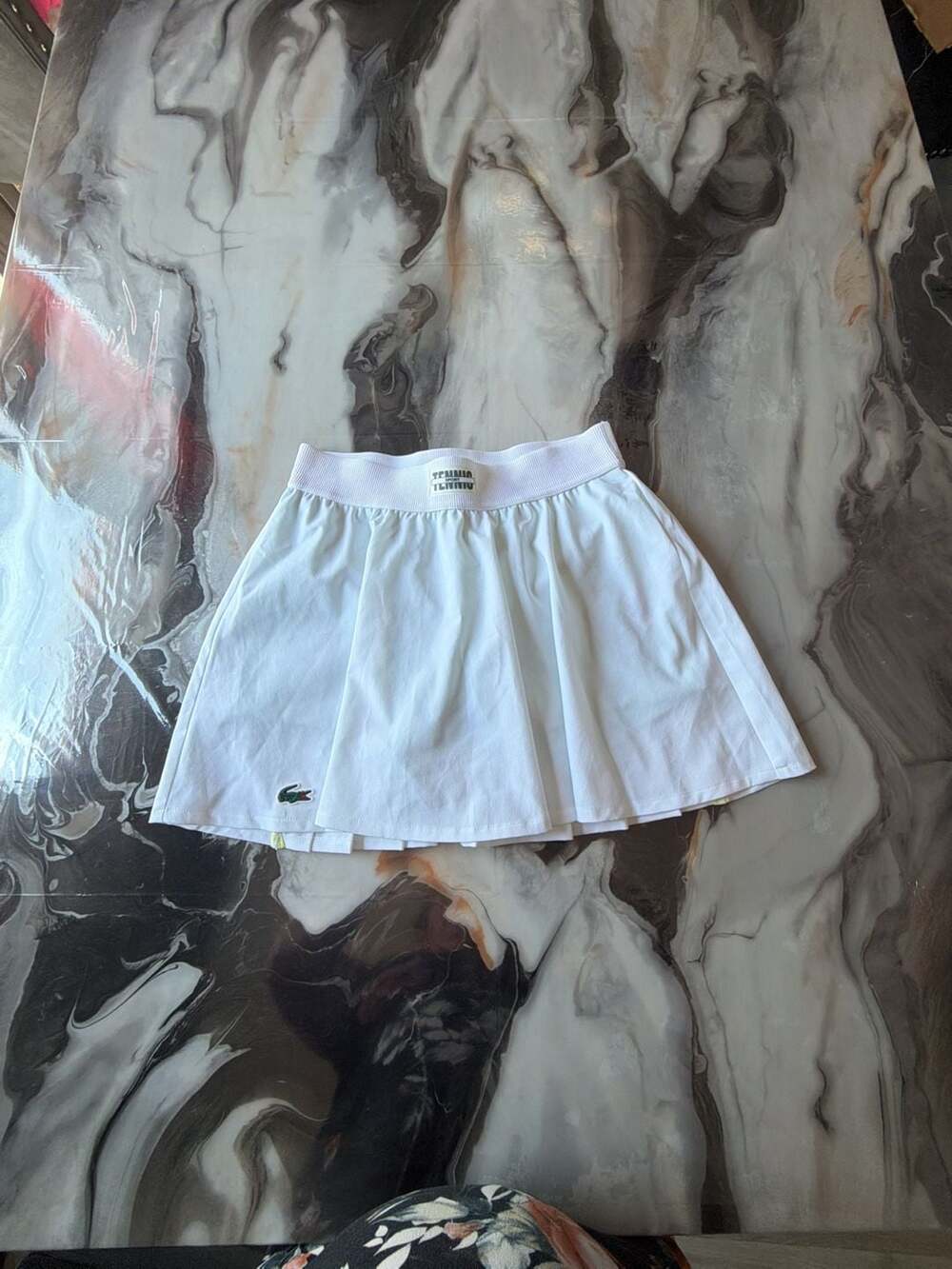 Lacoste Women's Tennis Skort with Liner, White